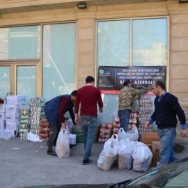 Помощь чеченским беженцам в Азербайджане